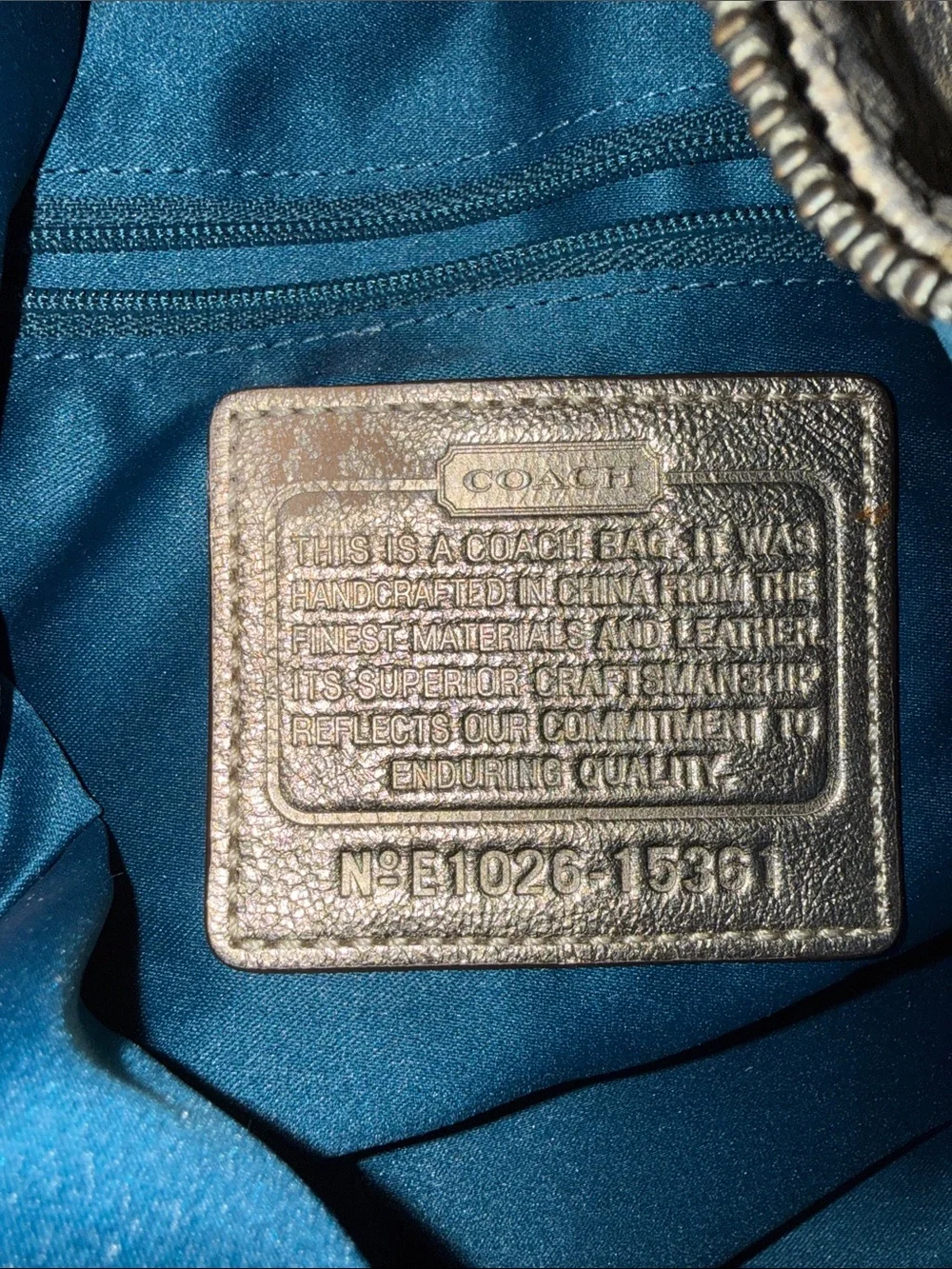 Coach Python-Print Leather Shoulder Bag Double Strap